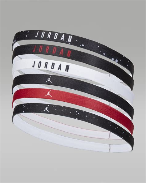 Jordan Elastische haarbanden (6 stuks). Nike BE